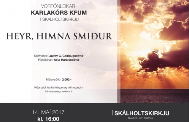 Vortónleikar Karlakórs KFUM