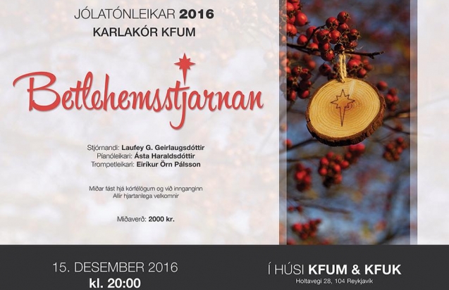 Jólatónleikar Karlakórs KFUM