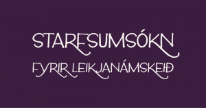 Starfsumsókn fyrir leikjanámskeið